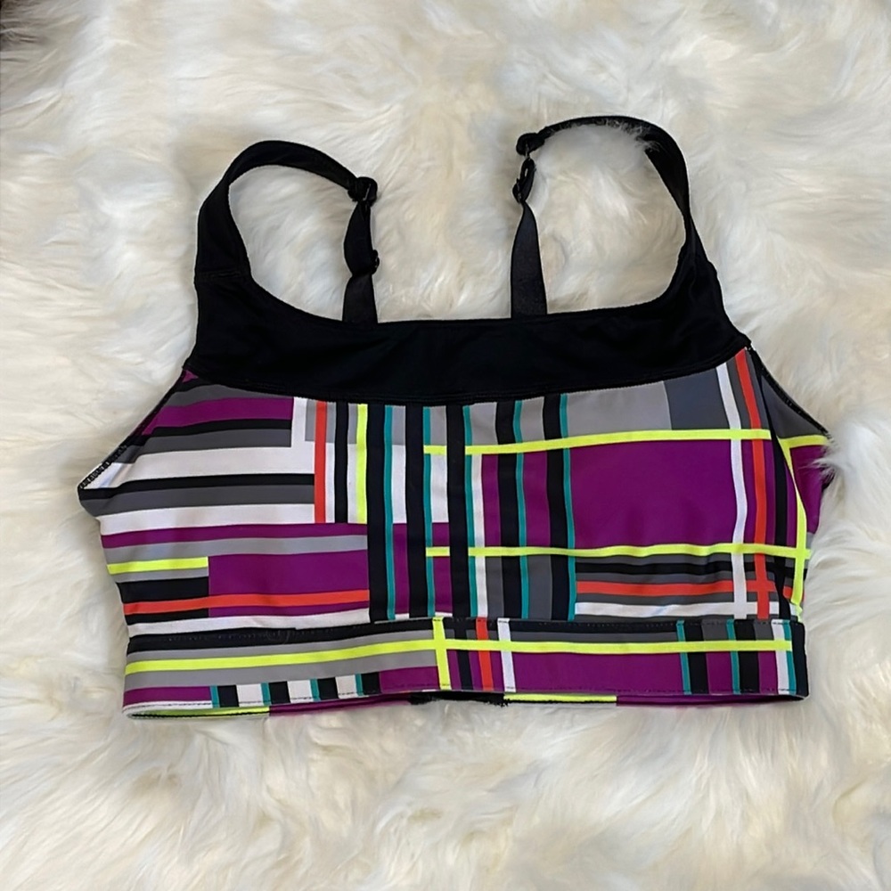 Fabletics Sintra Sports Bra Pissarro Print Size  Small